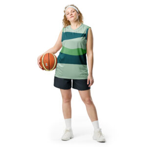 Recycled unisex basketball jersey