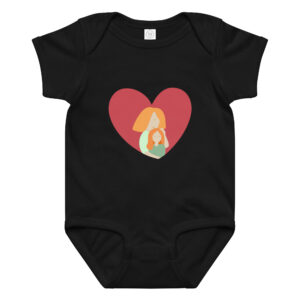Baby jersey bodysuit