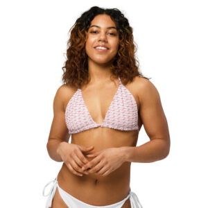 recycled string bikini top