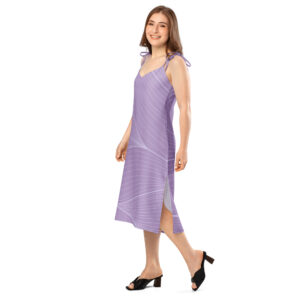 Tie-strap midi dress